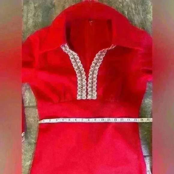 🔥🔥🔥Vintage/authentic/rare 1970’s Exquisitely Handmade Maxi Dress - Picture 10 of 12